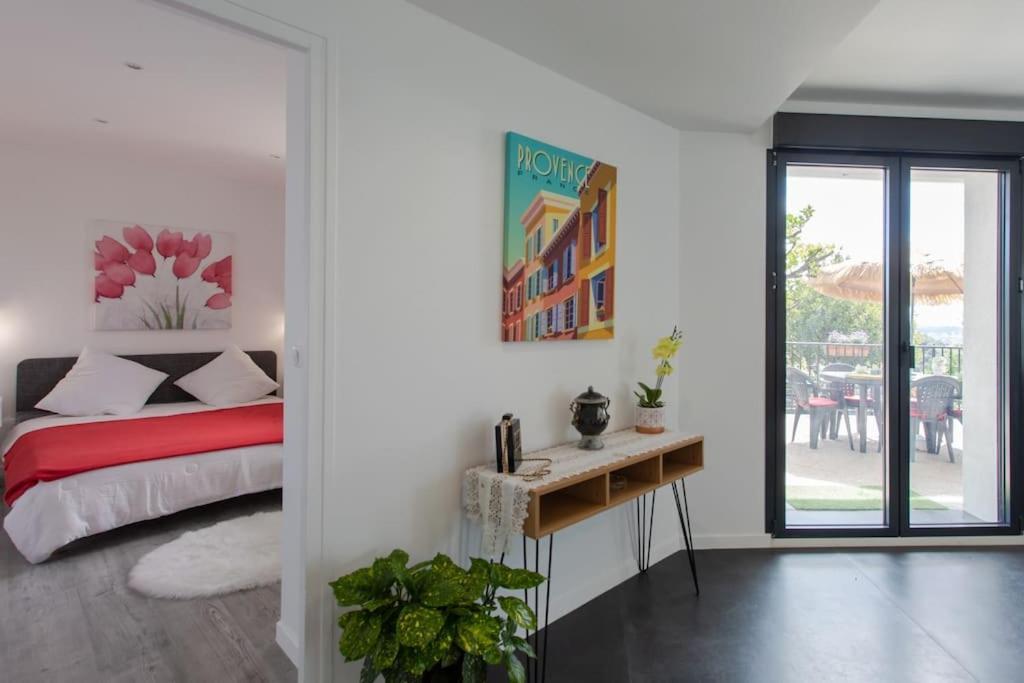 Echapee Belle - Vinayard View - Jacuzzi Bbq - Parking Apartment Ница Екстериор снимка